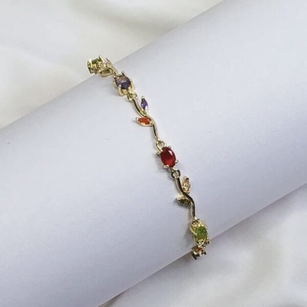 Trendy Multicolor Tulip Bracelet | Elegant Artificial Jewellery by Glimzzy Trendy multicolor tulip bracelet by Glimzzy – elegant artificial jewellery bracelet with colorful floral design