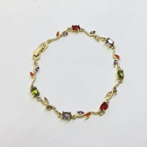 Trendy Multicolor Tulip Bracelet | Elegant Artificial Jewellery by Glimzzy Trendy multicolor tulip bracelet by Glimzzy – elegant artificial jewellery bracelet with colorful floral design