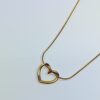 glimzzy_heart pendant1 Glimzzy Gold Heart Necklace