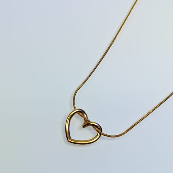 glimzzy_heart pendant1 Glimzzy Gold Heart Necklace