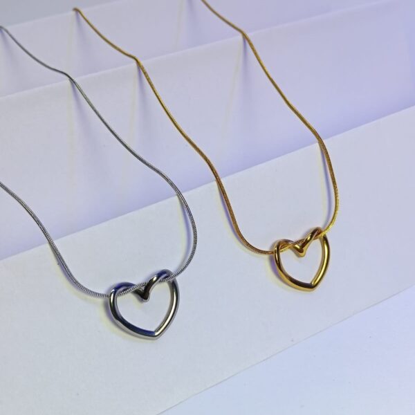 glimzzy_heart pendant2 Glimzzy Gold Heart Necklace