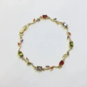 Trendy Multicolor Tulip Bracelet | Elegant Artificial Jewellery by Glimzzy Trendy multicolor tulip bracelet by Glimzzy – elegant artificial jewellery bracelet with colorful floral design